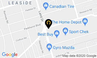 Leaside Dentistry in Orillia map