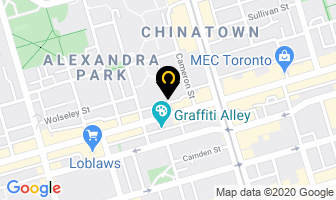 Leather & Sowing Suppling Peop in Toronto map