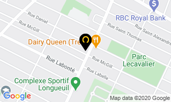 Lebeau Vitres D'autos in Longueuil map