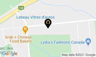 Lebeau Vitres D'autos in Gatineau map