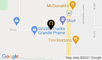 Ledcor Technical Services in Grande Prairie map