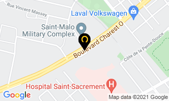 Leds Equipements in Ville de Québec map