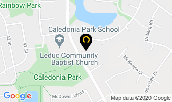 Leduc Community Baptist Church in Leduc map