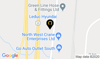 Leduc Hyundai in Leduc map