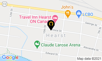 Leduc Renovations in Hearst map