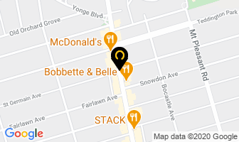 Lee Mona in Toronto map