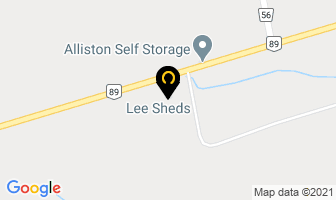 Lee Sheds in New Tecumseth map