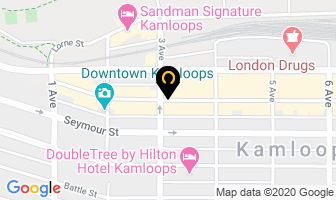 Leede Financial Markets Inc in Kamloops map