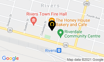 Lee's Restaurant in Rivers map