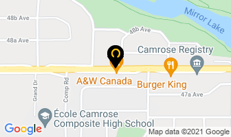 Leeuwen Trevor Van Re/max in Camrose map