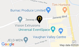 Leezan Aluminum Systems Inc in Vaughan map