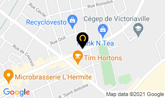 Lefebvre Carl in Victoriaville map