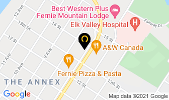 Leffler Law Office in Fernie map