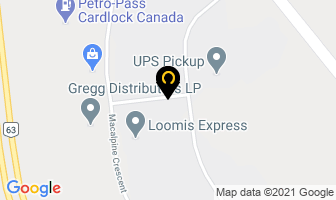 Legacy Dodge in Fort McMurray map