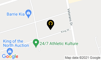 Legacy Fight Club in Barrie map