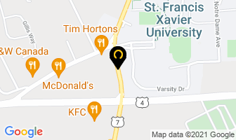 Legal Aid (Nova Scotia) in Antigonish map