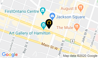 Legal Aid Ontario in Hamilton map