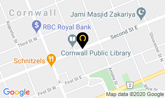 Leger Robert H Insurance & Investments in Cornwall map