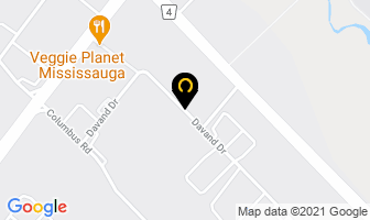 Leisure Limousine Services in Mississauga map