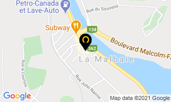 Lemercier in La Malbaie map