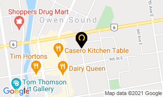 Lens Rentals Canada in Owen Sound map