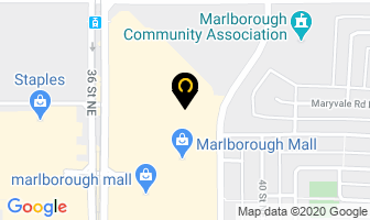 Lenscrafters Marlborough Mall in Calgary map