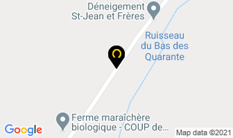 Leo Coupal Inc in Carignan map