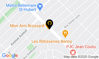 Leo Pizzeria in Brossard map