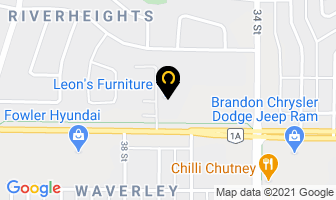 Leon'S Furniture in Brandon map