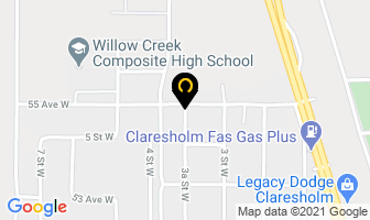 Leon's Carpet & Upholstery Cleaning in Claresholm map