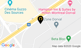 Leon's Furniture in Dorval map