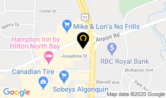 Leon's Furniture in North Bay map