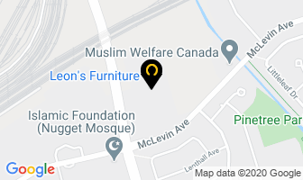 Leon's Furniture in Orillia map