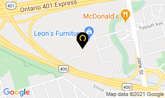 Leon's Furniture in Orillia map