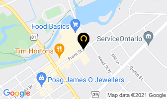 Leo's Den in Strathroy map