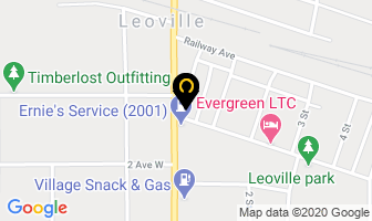 Leoville Agencies Sgi in Leoville map