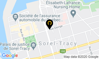 Lepage Crevier Beaudoin in Sorel-Tracy map