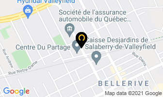 Lepage Jacques in Salaberry-de-Valleyfield map