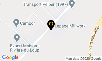 Lepage Millwork in Rivière-du-Loup map