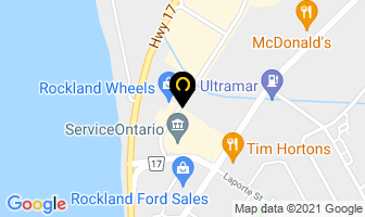 Leroux Collision in Clarence-Rockland map