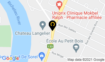 Les Accords Du Verseau in Sorel-Tracy map