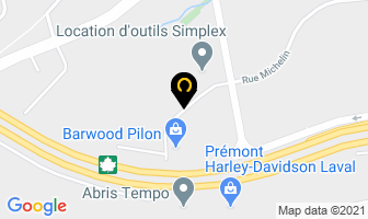 Les Aliments Candybec Inc in Laval map