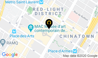 Les Arts De La Chine in Montreal map
