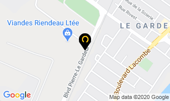 Les Ateliers Multi D Inc in Repentigny map
