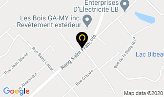 Les Bois Ga-My Inc in Saint-Jean-de-Matha map