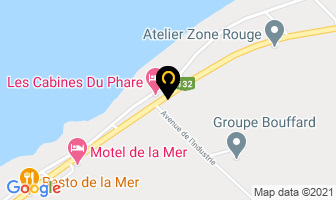 Les Cabines Du Phare in Rimouski map