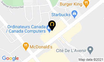 Les Chaussures X2B in Beauharnois map