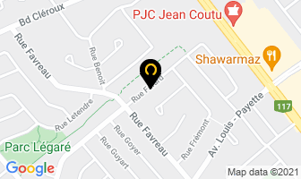 Les Collections Shan Inc in Laval map