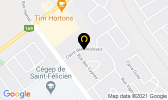 Les Constructions B D G in Saint-félicien map