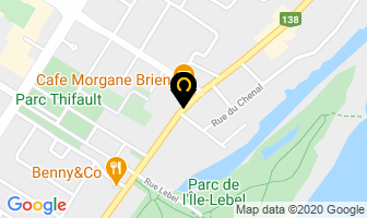 Les Cours Du Chemin Du Roy in Repentigny map